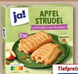 REWE Center ja! Apfelstrudel Angebot