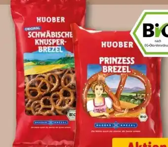 REWE Center Huober Brezel Original Schwäbische Bio Knusper-Brezel Angebot