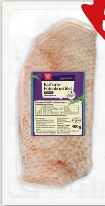 REWE Center Rewe Beste Wahl Barbarieentenbrust Angebot