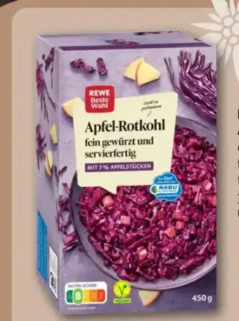 REWE Center Rewe Beste Wahl Apfelrotkohl Vegan Angebot