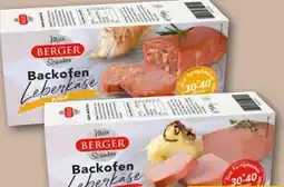 REWE Center Berger Backofen Leberkäse Classic Angebot