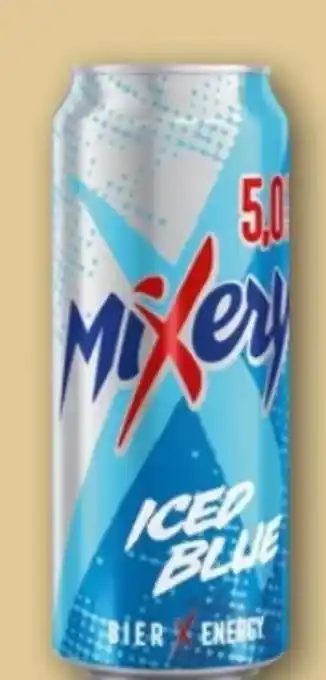 REWE Center Karlsberg MiXery Iced Blue Bier X Energy Angebot