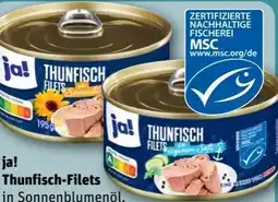 REWE Center ja! Thunfisch Filets In eigenem Saft Angebot