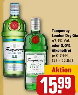 REWE Center Tanqueray London Dry Gin Angebot