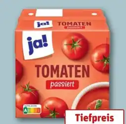 REWE Center ja! Passierte Tomaten Angebot