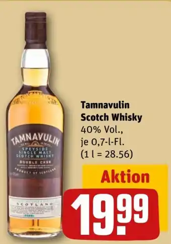 REWE Tamnavulin Speyside Single Malt Scotch Whisky Angebot