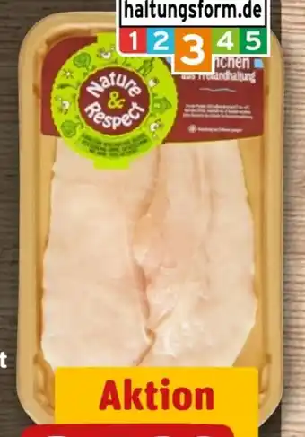 REWE Nature & Respect Freiland Hähnchen Minutenschnitzel Angebot