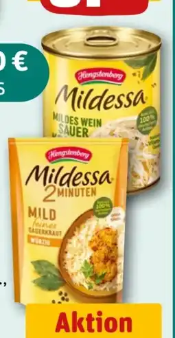 REWE Hengstenberg Mildessa Mildes Weinsauerkraut Angebot