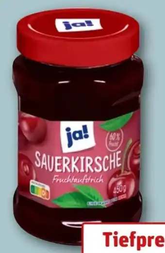 REWE ja! Fruchtaufstrich Angebot