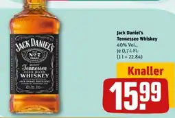 REWE Jack Daniel's Black Label Old Tennessee Whiskey No. 7 Angebot