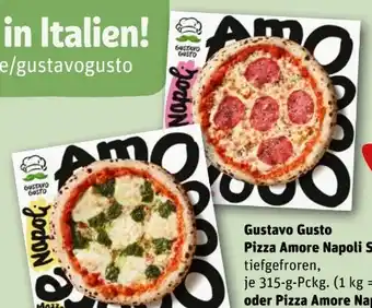 REWE Gustavo Gusto Pizza Amore Napoli Salame Angebot