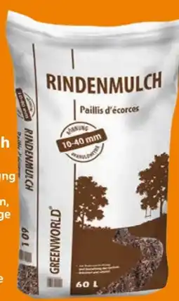 Globus Baumarkt ASB Greenworld Rindenmulch Angebot