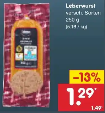 Netto Marken-Discount Steinemann Leberwurst Angebot