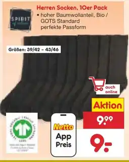 Netto Marken-Discount Spirit of Colours Herren Socken 10er Pack Angebot