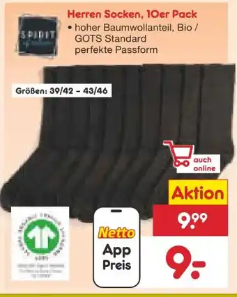 Netto Marken-Discount Spirit of Colours Herren Socken 10er Pack Angebot