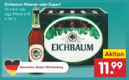 Netto Marken-Discount Eichbaum Pilsener Angebot