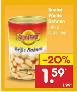 Netto Marken-Discount Suntat Weiße Bohnen Angebot