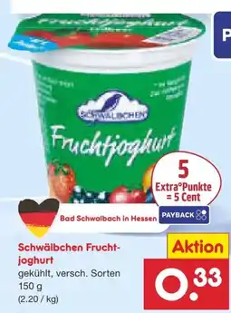 Netto Marken-Discount Schwälbchen Fruchtjoghurt Angebot