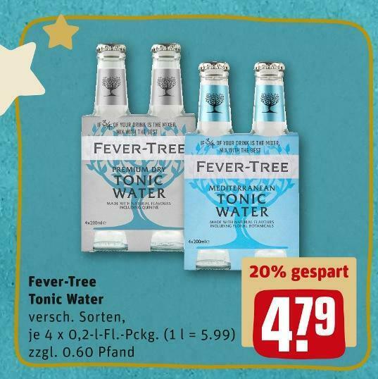 Fevertree tonic water Angebot bei REWE