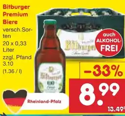 Netto Marken-Discount Bitburger Premium Biere Angebot