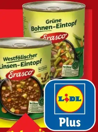 Lidl Erasco Fertiggerichte Angebot