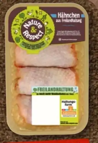nahkauf Nature & Respect Pollofino Freiland Hähnchen Oberschenkel Angebot