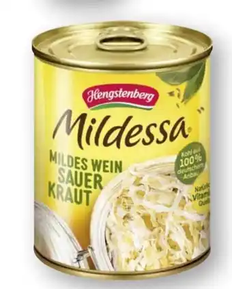 Edeka Hengstenberg Mildessa Mildes Weinsauerkraut Angebot