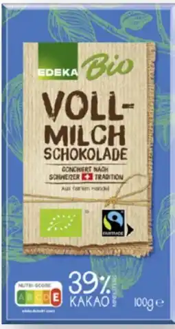 Edeka Edeka Bio Vollmilchschokolade Angebot