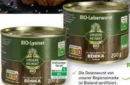 Edeka Unsere Heimat Echt & Gut Bio-Lyoner Angebot