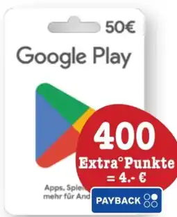 Scheck-in-Center Google Play Angebot