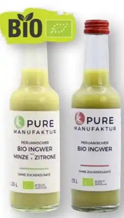 Scheck-in-Center Pure Manufaktur Bio Ingwer Angebot