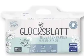 Scheck-in-Center Glücksblatt Toilettenpapier Angebot