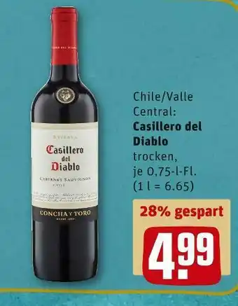 REWE Casillero del diablo rotwein Angebot