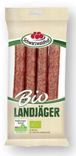 Scheck-in-Center Schwarzwaldhof Bio Landjäger Angebot