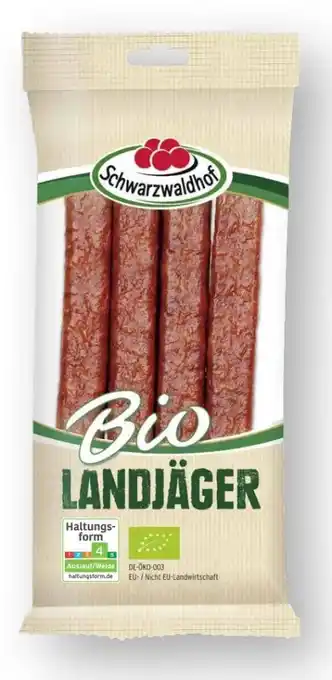 Scheck-in-Center Schwarzwaldhof Bio Landjäger Angebot