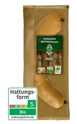 Scheck-in-Center Unsere Heimat Echt & gut Bio-Fleischwurst Angebot