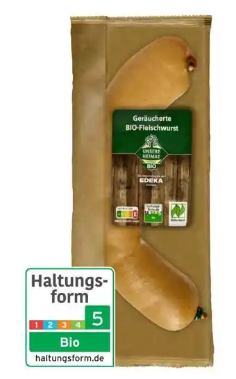Scheck-in-Center Unsere Heimat Echt & gut Bio-Fleischwurst Angebot