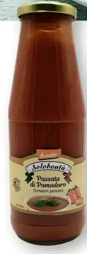 Scheck-in-Center Solobonta Bio Passierte Tomaten Angebot