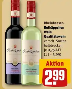REWE Rotkäppchen Müller-Thurgau Angebot