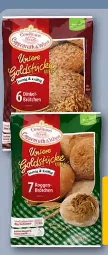 REWE Coppenrath & Wiese Unsere Goldstücke Dinkelbrötchen Angebot