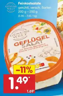 Netto Marken-Discount Genuss Welt Geflügelsalat Angebot