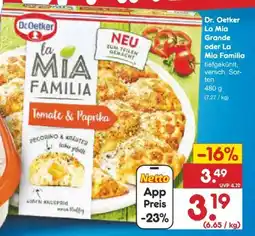 Netto Marken-Discount Dr. Oetker Pizza La Mia Grande Angebot