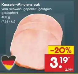 Netto Marken-Discount Kasseler Minutensteaks Angebot