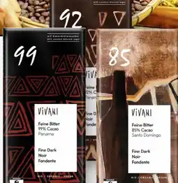 Scheck-in-Center Vivani Bio Feine Bitterschokolade Angebot