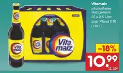 Netto Marken-Discount Vitamalz Malzgetränk Angebot