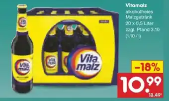 Netto Marken-Discount Vitamalz Malzgetränk Angebot