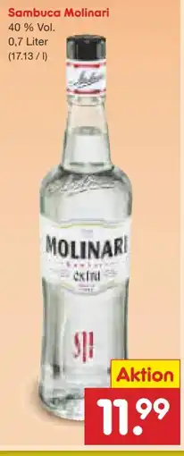 Netto Marken-Discount Molinari Sambuca Extra Angebot