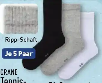 Aldi Nord Crane Herren Tennissocken 5 Paar Angebot