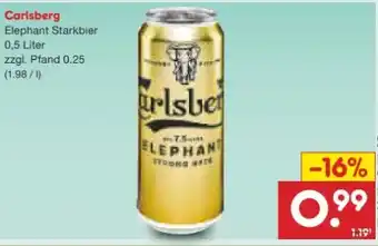 Netto Marken-Discount Carlsberg Elephant Angebot
