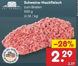 Netto Marken-Discount Gut Ponholz Schweine Hackfleisch Angebot